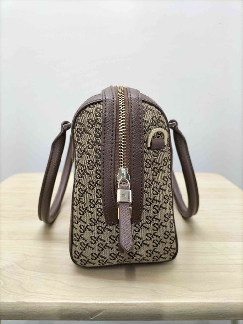 サマンサタバサ Samantha Thavasa ST Jacquard Boston bag ジャガード ミニ ボストン バッグ モノグラム レディース